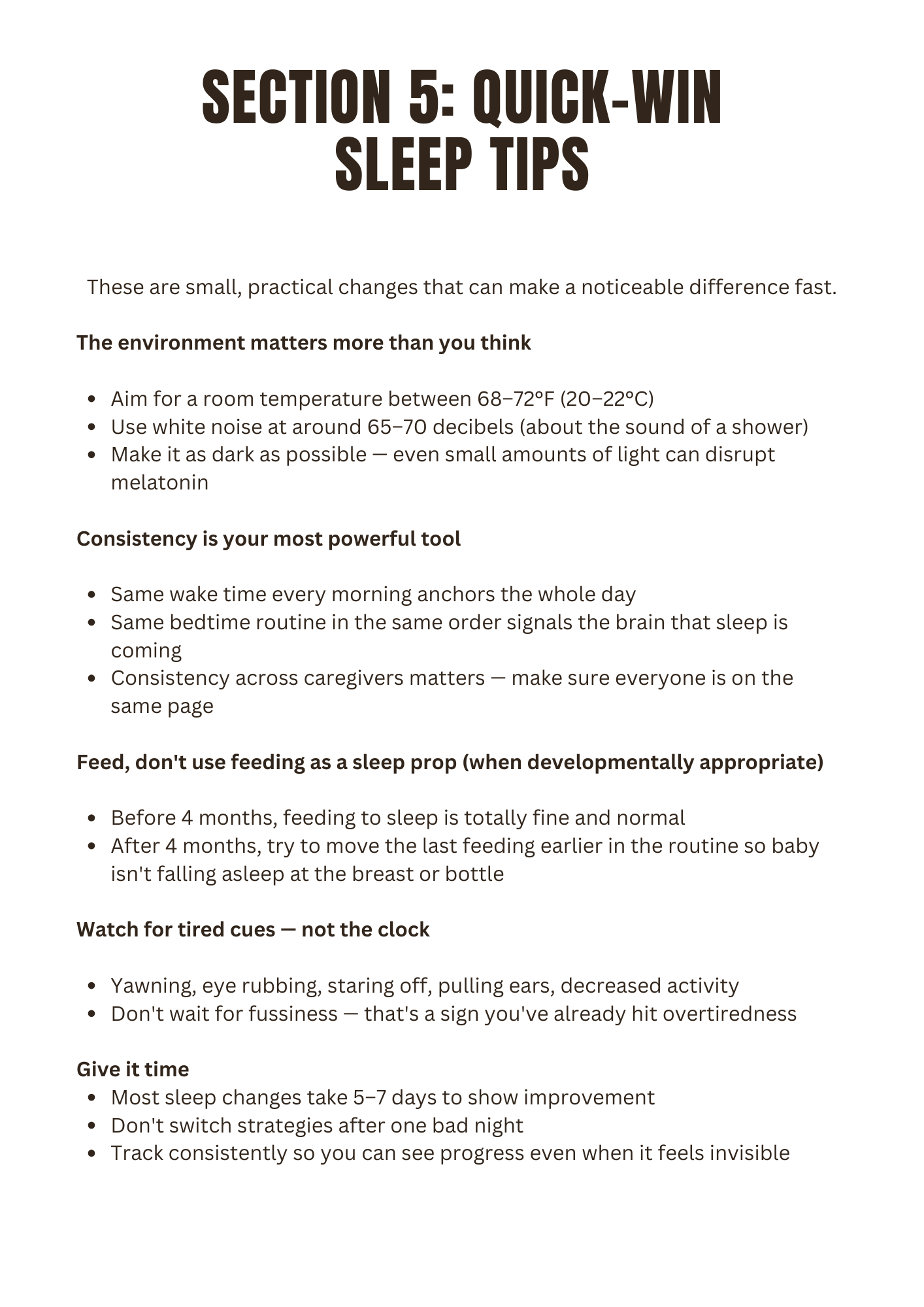 Baby Sleep Tracker & Regression Guide