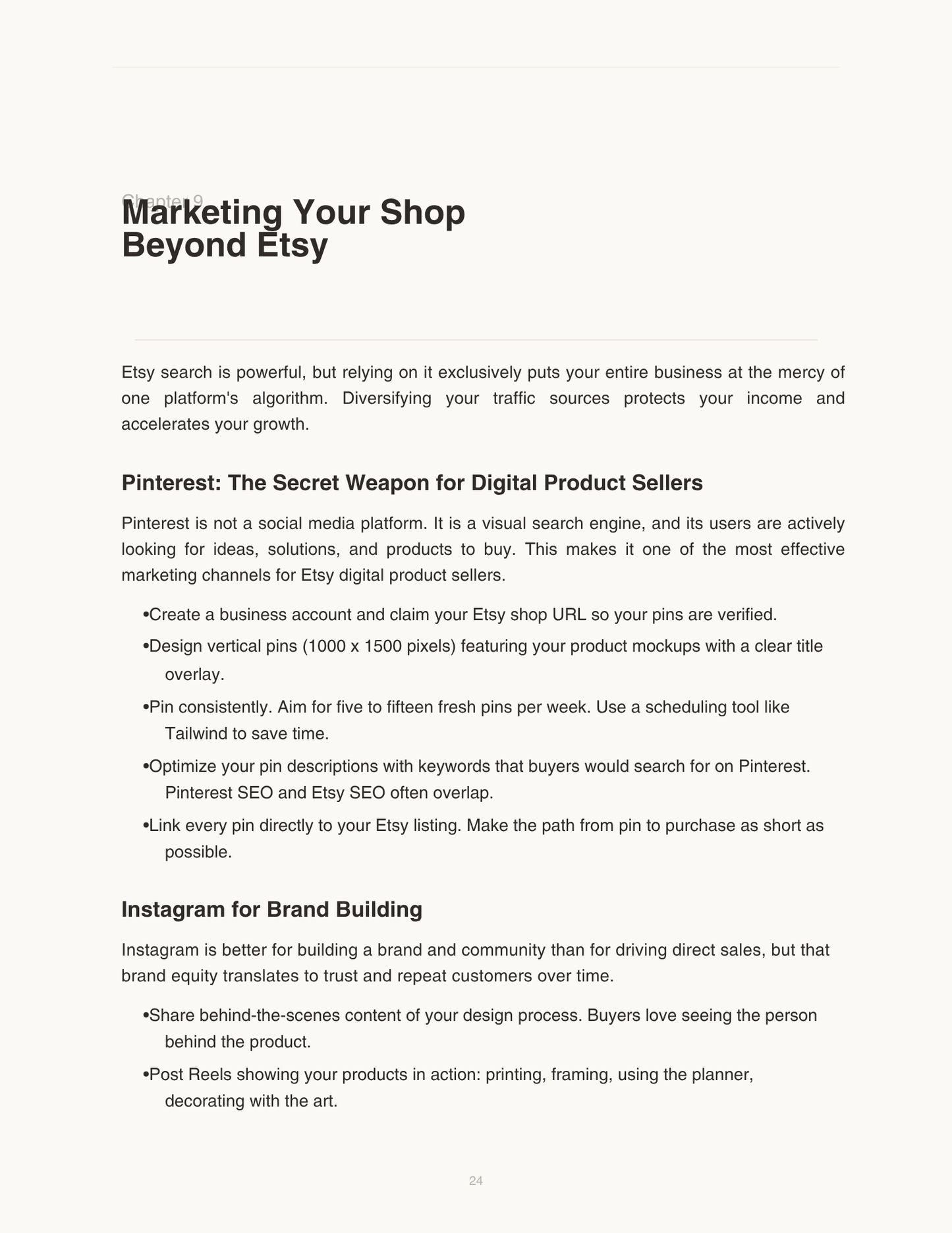 Sell Digital Downloads on Etsy